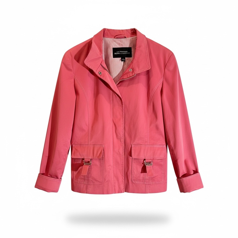 La Nouvelle Renaissance Pink Jacket Cargo Pocket L